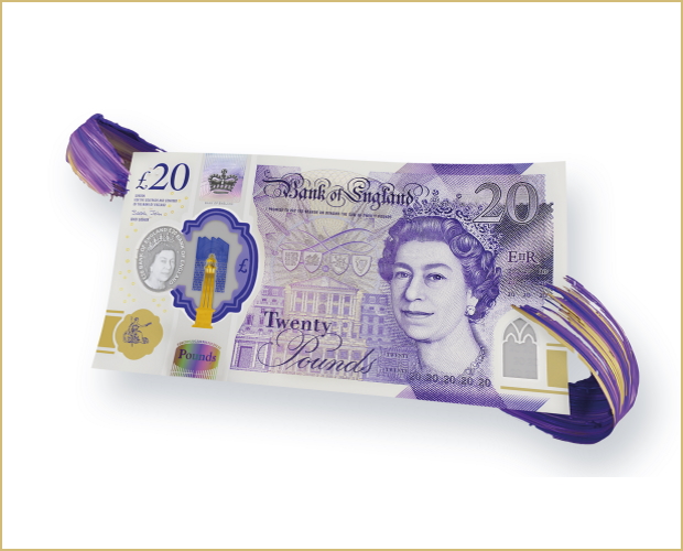 The new £20 note unveiled