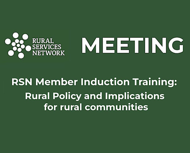 24/06/24 - Member Induction to Rural Services Policy